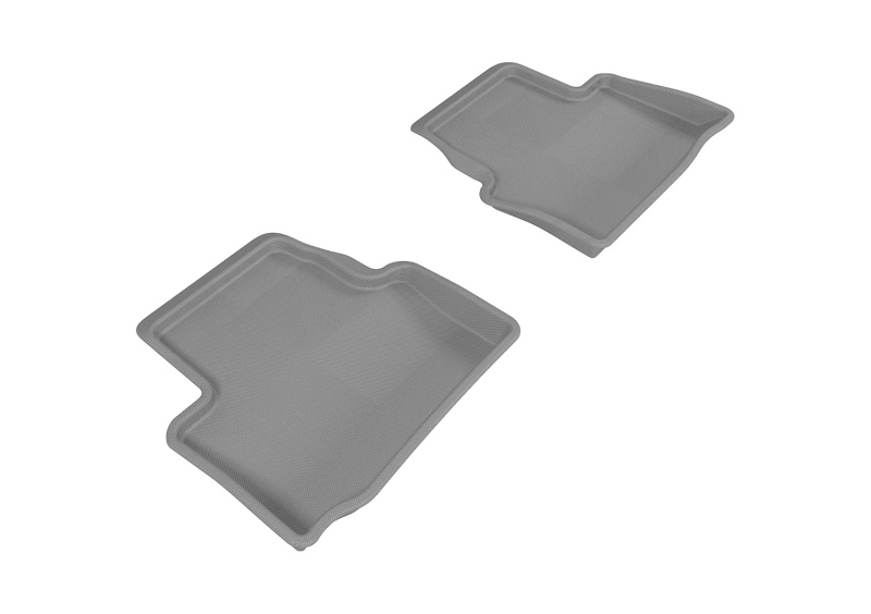 Cadillac ATS Floor Mats - Rear - 3D MAXpider - Kagu - Gray - `13-`19